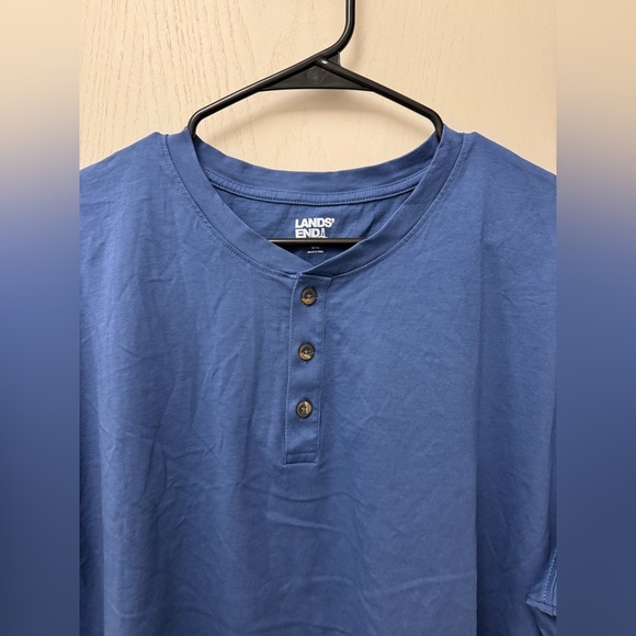 Set of 2 Men's Lands' End Short Sleeve T Shirts Size XXL 100% Cotton - Picture 10 of 14